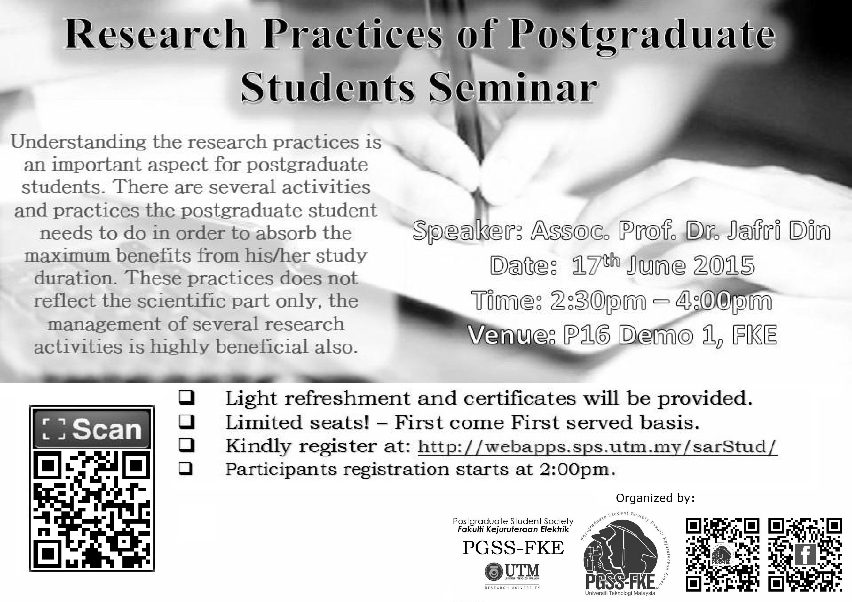 Research Practices Promo Flyer