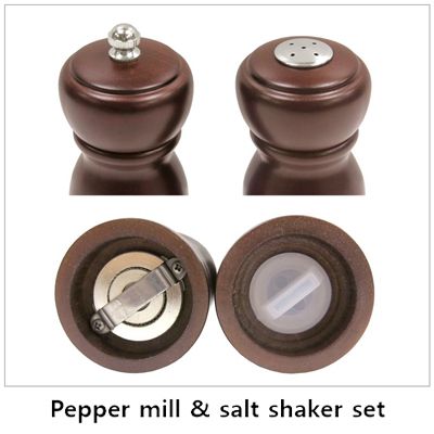 pepper grinder and salt shaker set