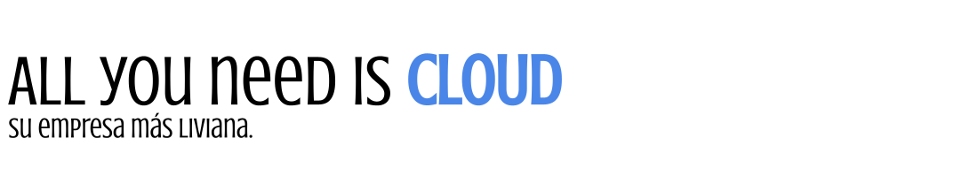 All you need is cloud
