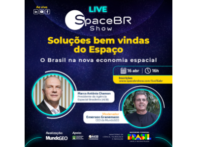Live: Soluções bem vindas do Espaço – o Brasil na nova economia espacial