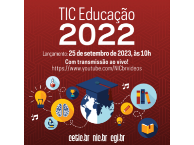 NIC.br divulga dados da TIC Educação 2022
