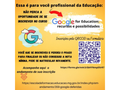 Google for Education: recursos e possibilidades