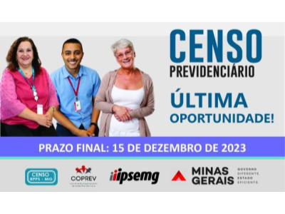 Censo Previdenciário: última oportunidade!