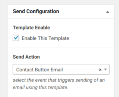 Email Template Configuration 1