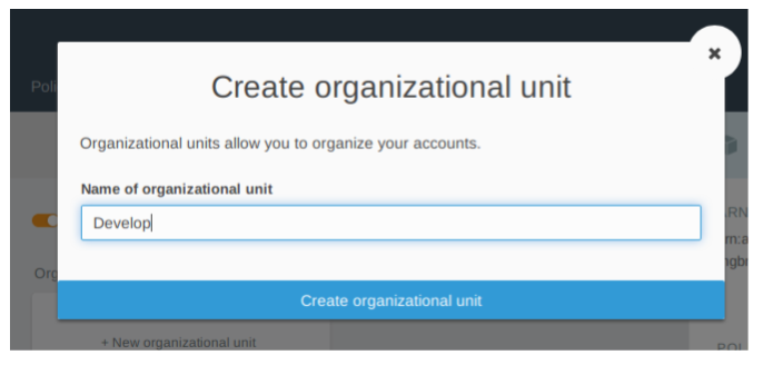  Creaste organization unit
