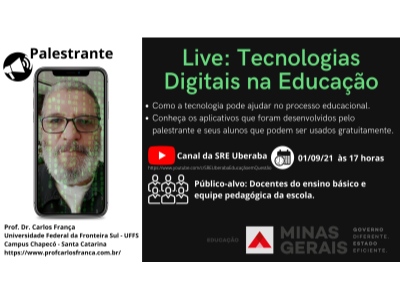 Live Tecnologias Digitais na Educação