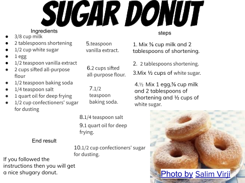  Sugar donuts