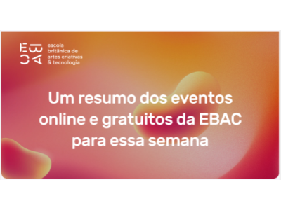 Educação gratuita: eventos EBAC acontecem HOJE!