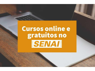 SENAI abre 16 cursos online gratuitos no país