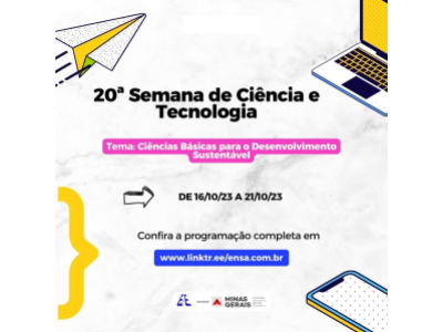 #VemAí 20ª Semana de Ciência e Tecnologia