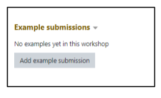 Screen capture of Moodle Workshop example submission button