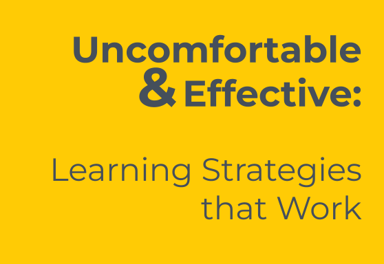 Thumbnail for a presentation on effective learning strategies.